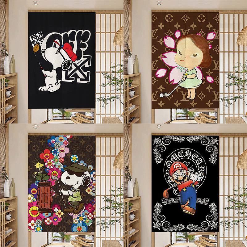 Room Divider Curtain のれん 間仕切り 冷気 遮断 保温 0912-2-3