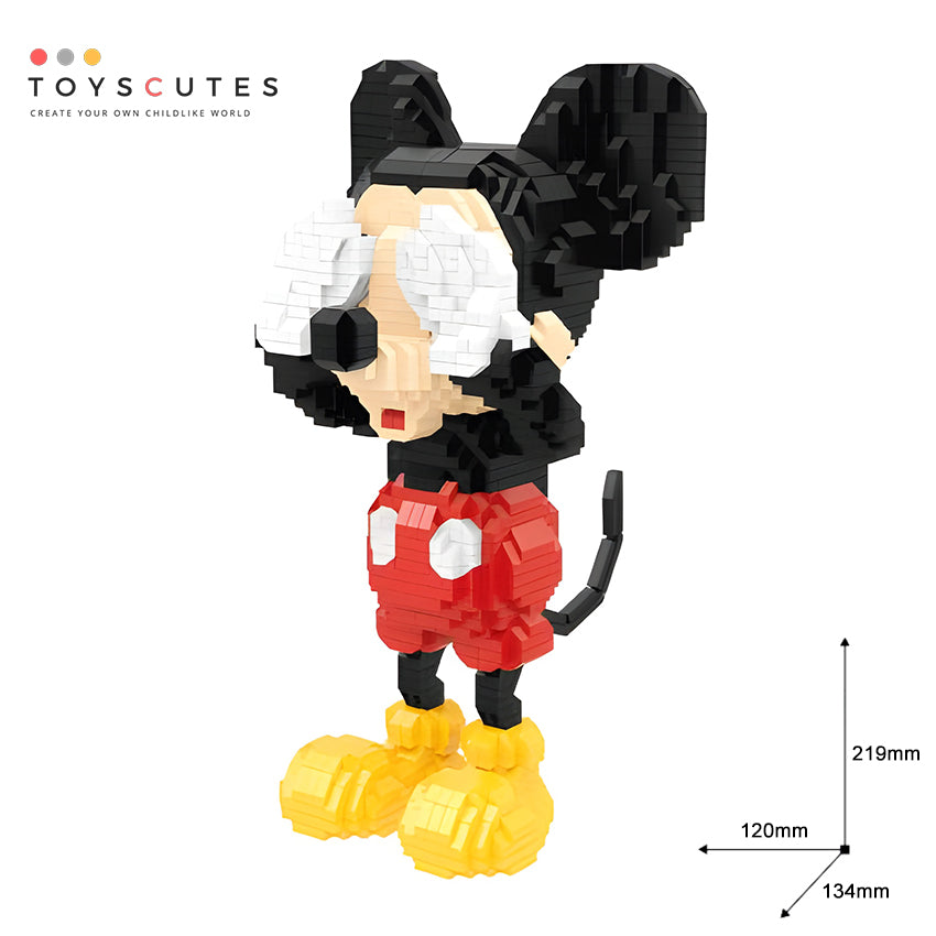 KAWS ブロック：Black Mouse「219mm」0314-1-4 – Toyscubes