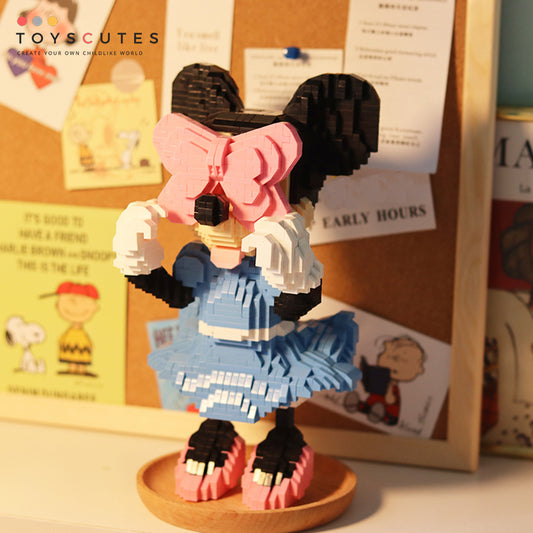 KAWS ブロック:Pink Mouse「244mm」0314-1-3