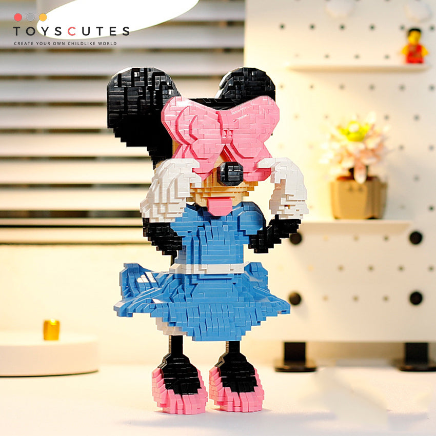 KAWS ブロック:Pink Mouse「244mm」0314-1-3