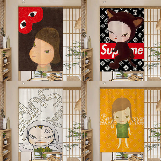 Room Divider Curtain のれん 間仕切り 冷気 遮断 保温 1120-5-3