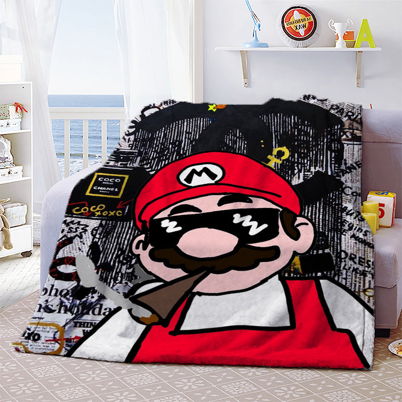 Blanket 毛布 ブランケット スワンネル2wayひざ掛け 1211-6-1