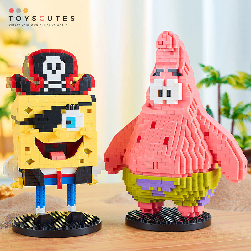 SpongeBobブロック Patrick Star:パトリックスター「140mm」0219-1-6