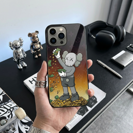 落下衝撃に強いガラスケースiPhoneケース 26228-5