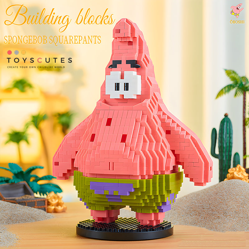 SpongeBobブロック Patrick Star:パトリックスター「140mm」0219-1-6