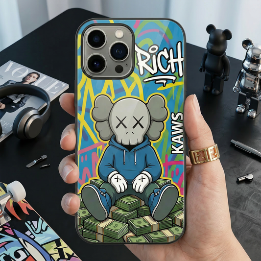 落下衝撃に強いガラスケースiPhoneケース 26228-7