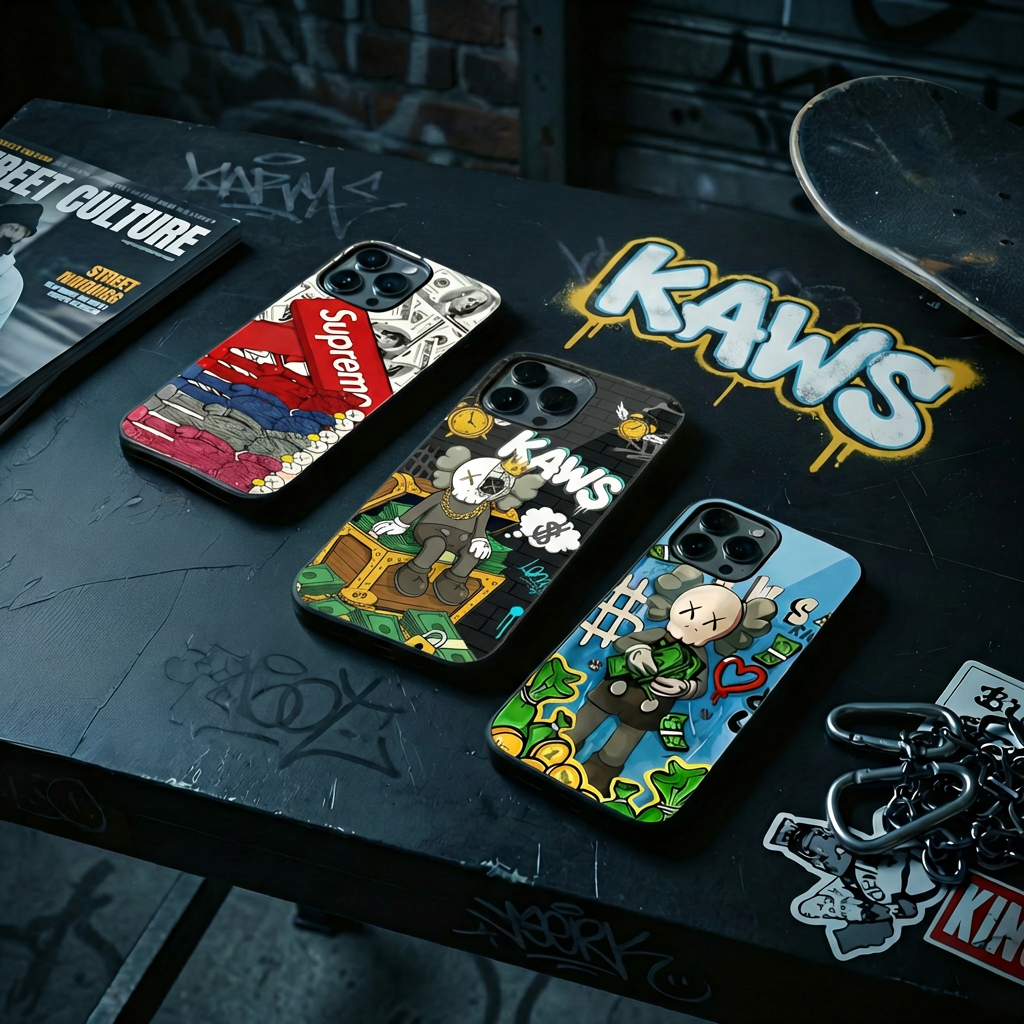 落下衝撃に強いガラスケースiPhoneケース 26228-7