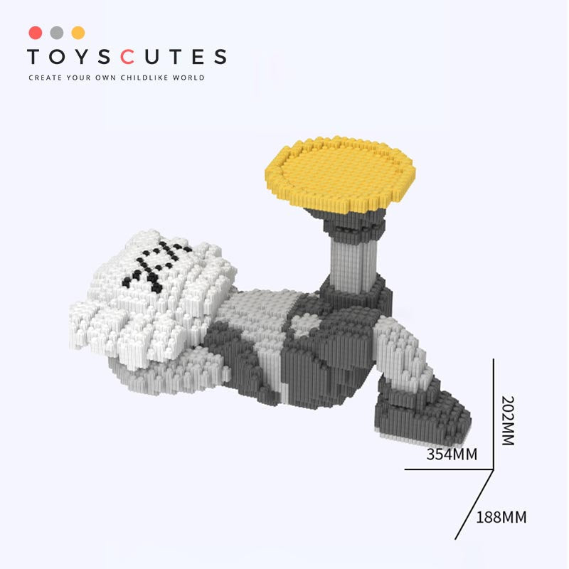 カウズ KAWS Holiday Japan グレー ナノブロック互換性ブロック