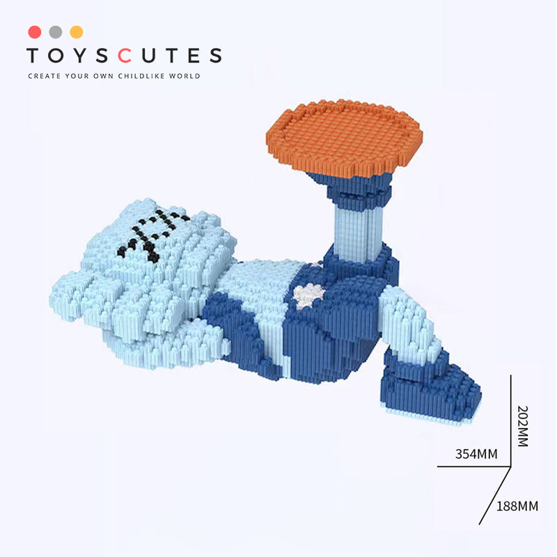 カウズ KAWS Four Foot Companion青い ナノブロック互換性ブロック