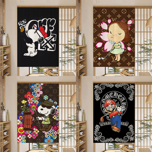 Room Divider Curtain のれん 間仕切り 冷気 遮断 保温 0912-2-3