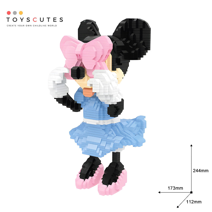 KAWS ブロック：Pink Mouse「244mm」0314-1-3