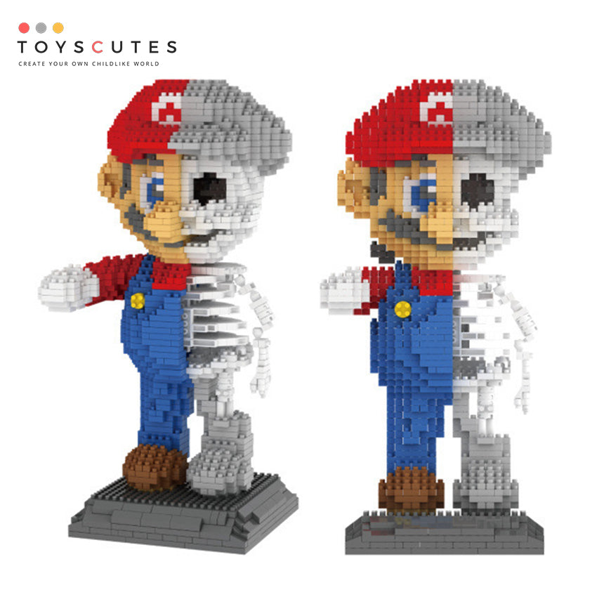 Marioブロック： スケルトン Mario「220mm」0314-1-1