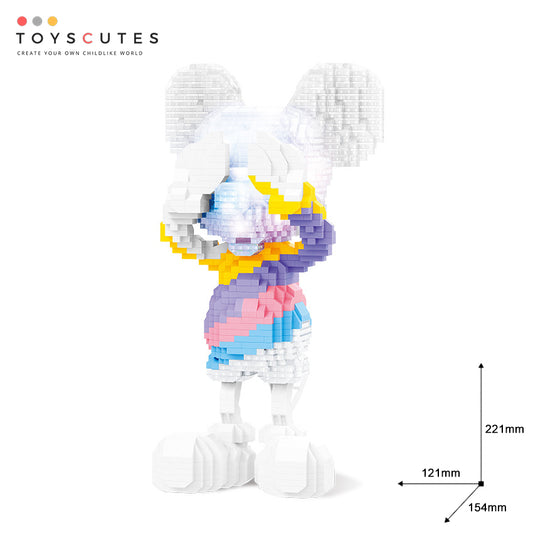 KAWS ブロック：White Mouse「221mm」0314-1-8