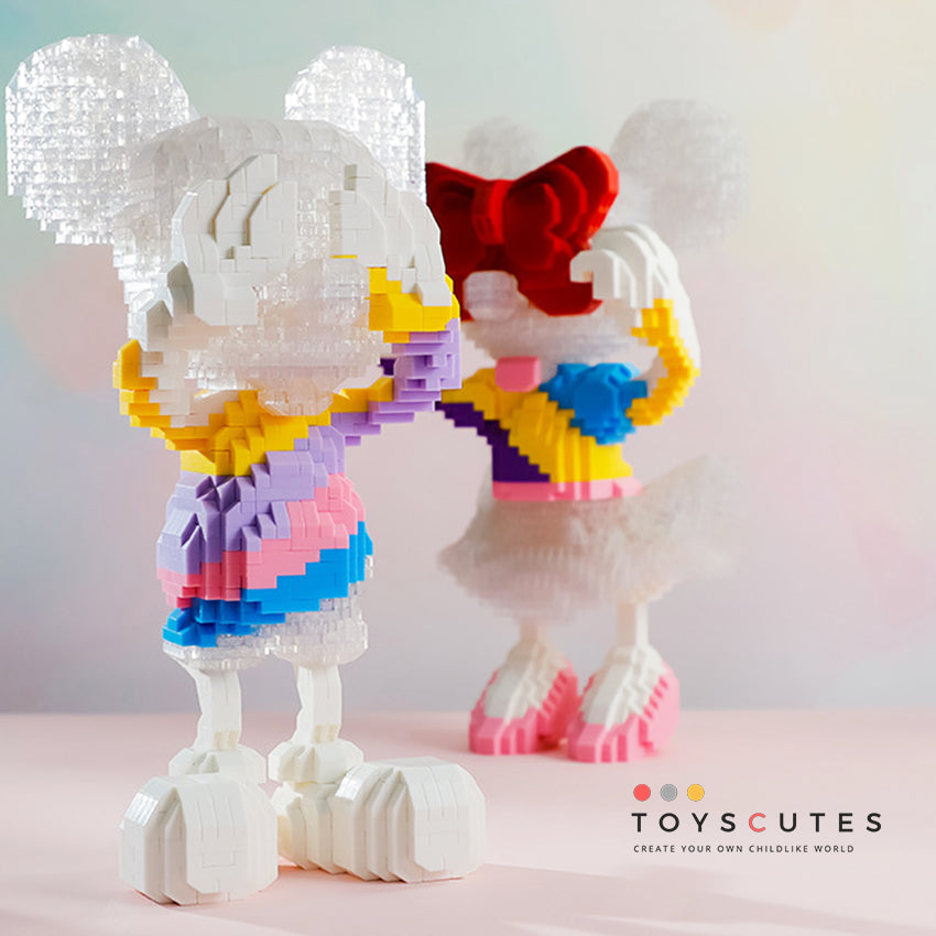 KAWS ブロック：White Mouse「221mm」0314-1-8