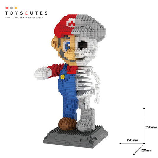 Marioブロック： スケルトン Mario「220mm」0314-1-1