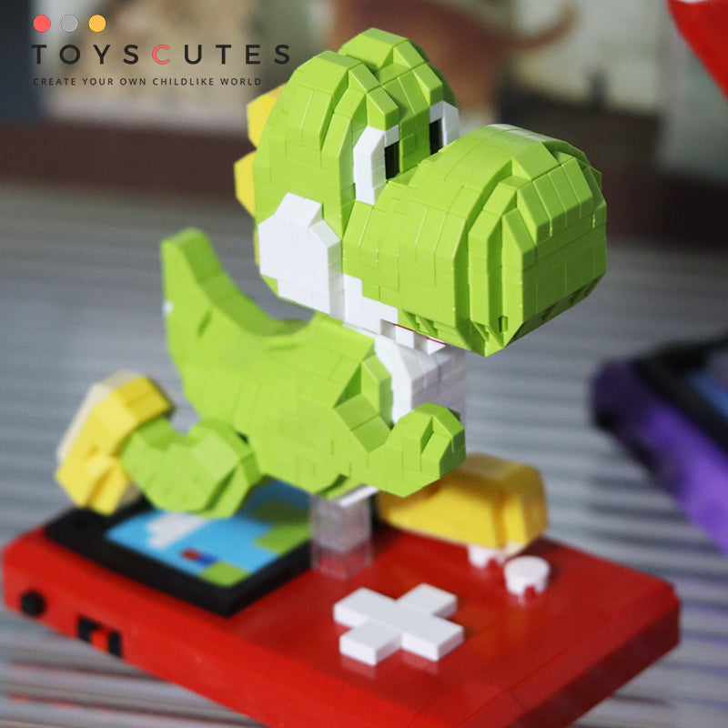 Marioブロック：Game Console Dinosaurマリオ 「125mm」0417-1-4