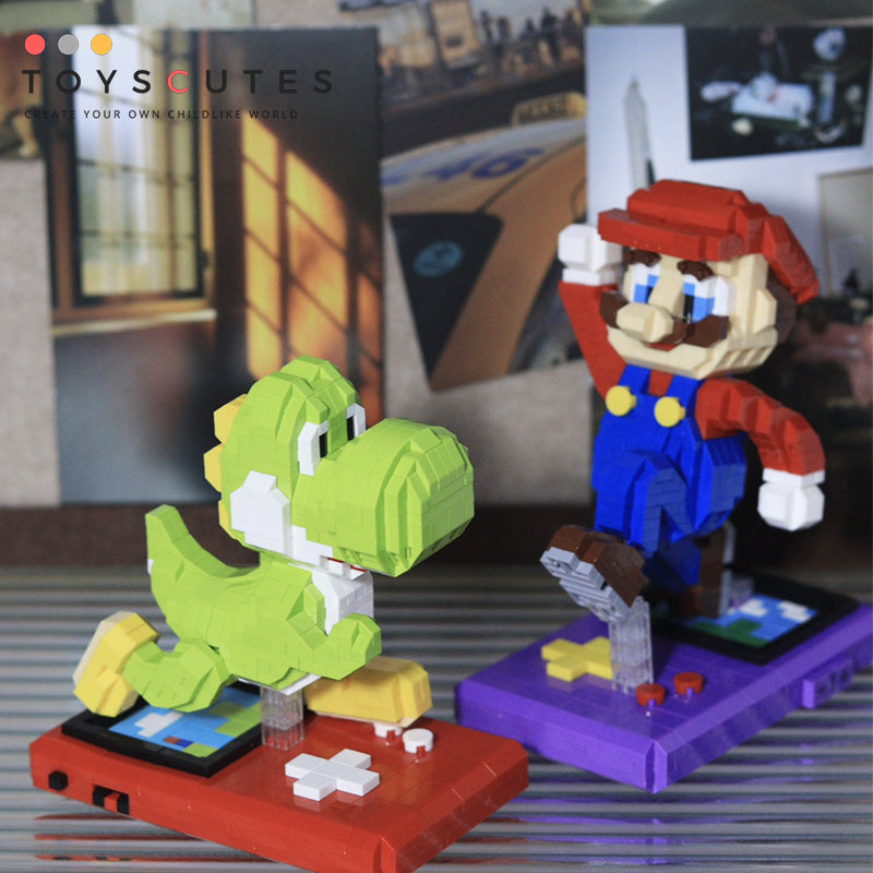 Marioブロック：Game Console Dinosaurマリオ 「125mm」0417-1-4