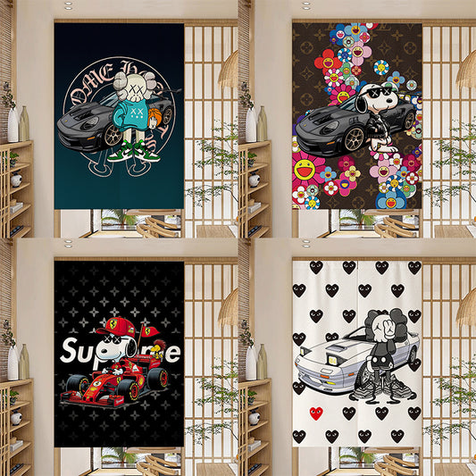 Room Divider Curtain のれん 間仕切り 冷気 遮断 保温 0805-5-1