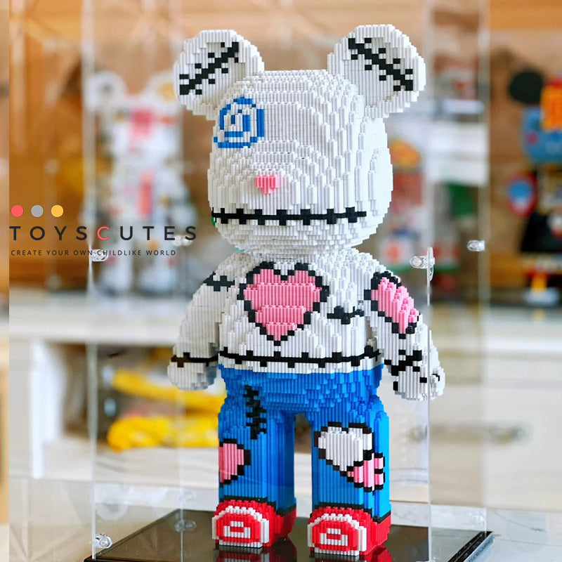 ブロック Bearbrick：Heart Bear【430mm】1022-6