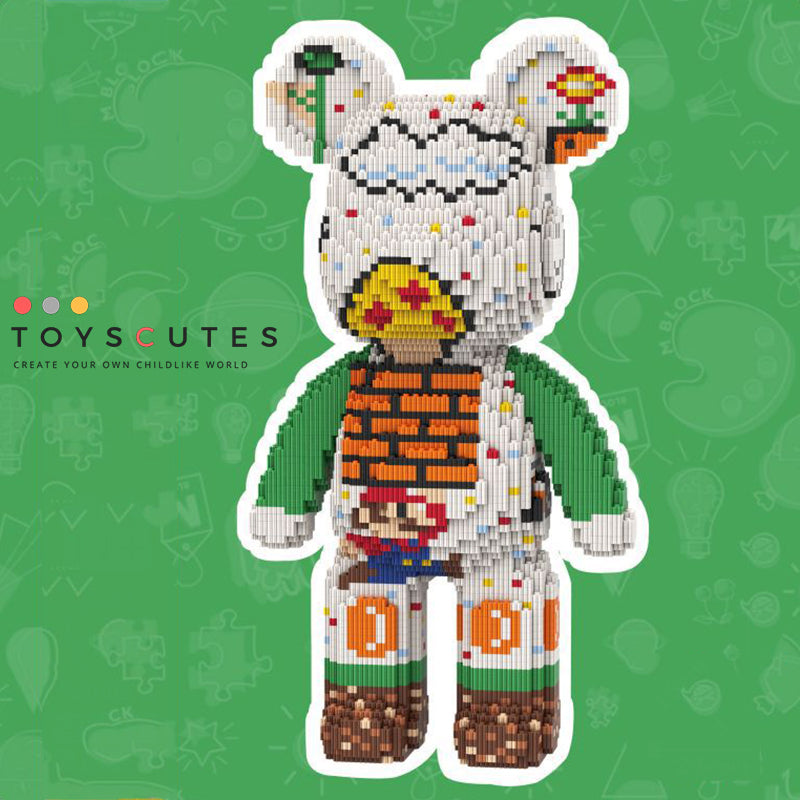 ブロック Bearbrick：Mario*Bear【430mm】1022-9