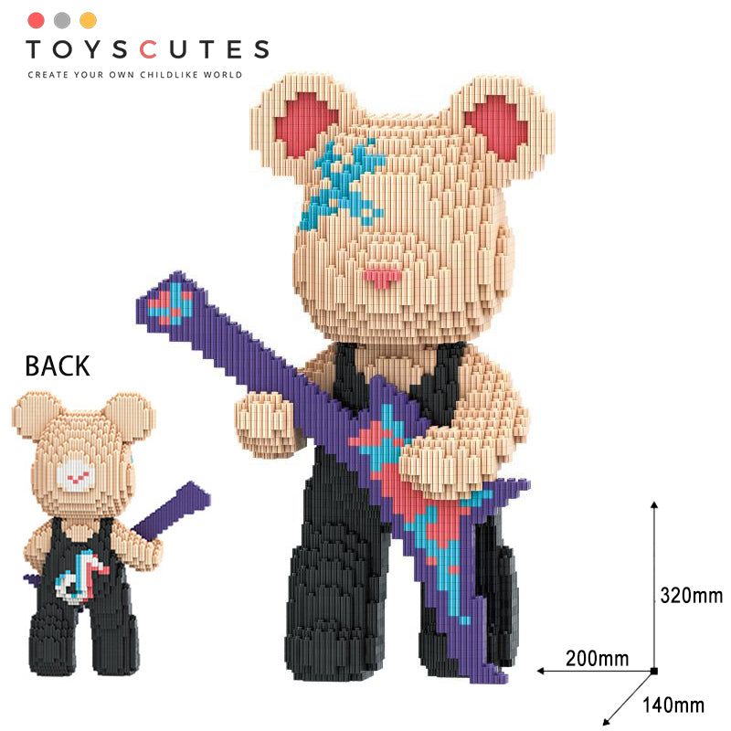 ブロック Bearbrick： Music Bear【320mm】1022-2