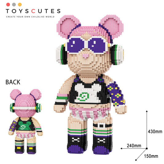 ブロック Bearbrick：Rock Bear【430mm】1022-7