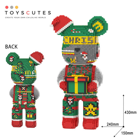 ブロック Bearbrick：Christmas Bear【430mm】1022-5