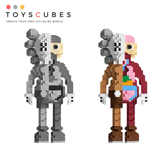 カウズ KAWS Companion Flayed Open Edition Vinyl Figure 互換性ブロック219-2-3