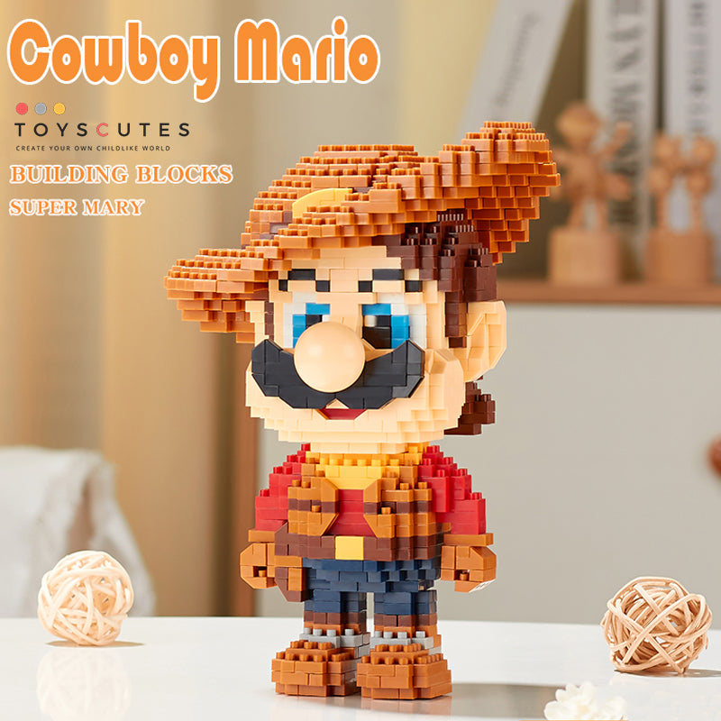 Marioブロック：Cowboy マリオ「159mm」0219-2-1