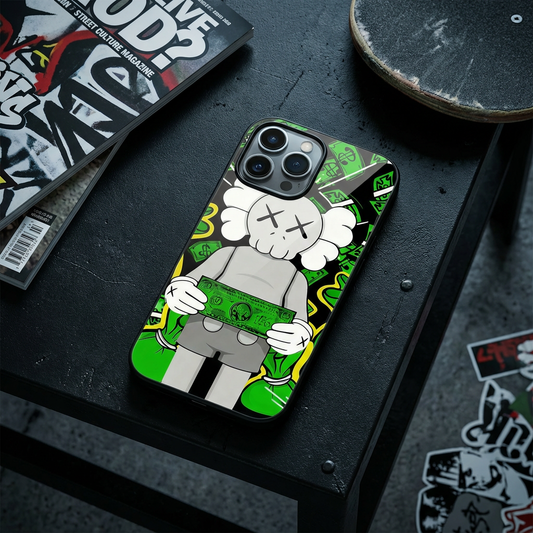 落下衝撃に強いガラスケースiPhoneケース  26228-4