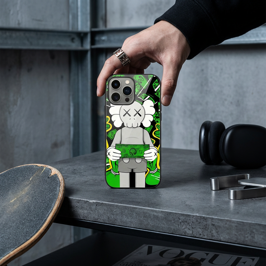 落下衝撃に強いガラスケースiPhoneケース  26228-4