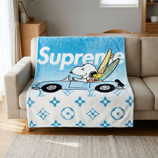 Blanket 毛布 ブランケット スワンネル2wayひざ掛け 260202-1