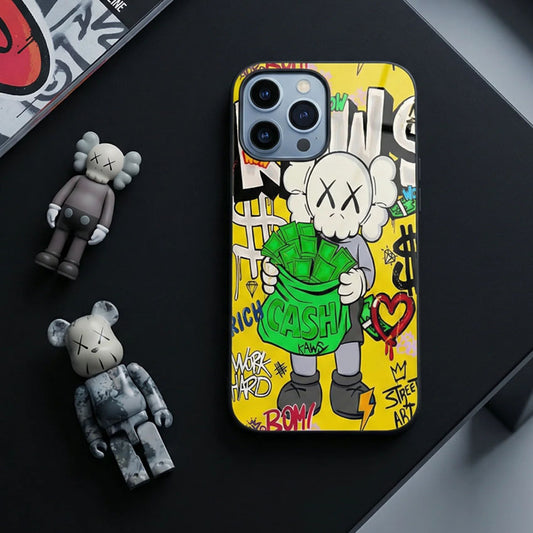 落下衝撃に強いガラスケースiPhoneケース  26228-11