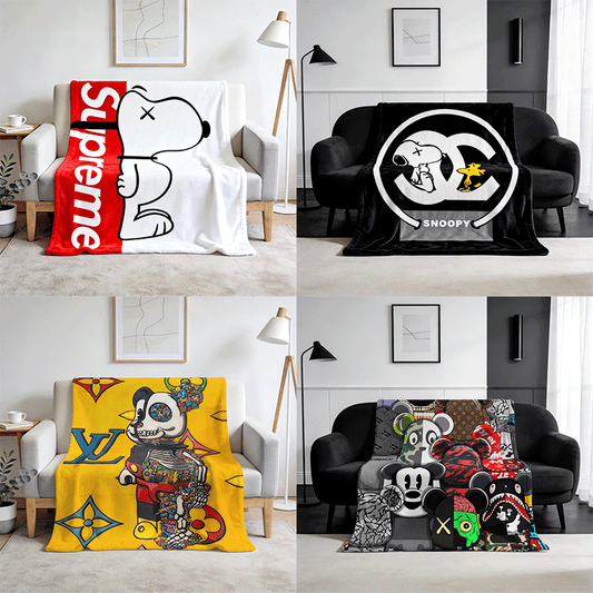 Blanket 毛布 ブランケット スワンネル3wayひざ掛け 922-1-25