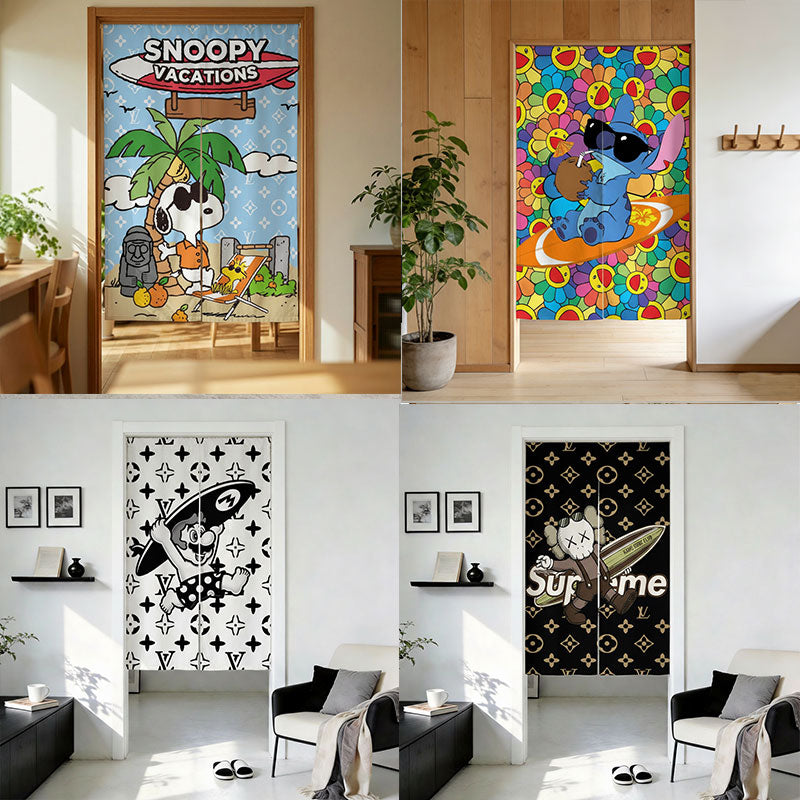 Room Divider Curtain のれん 間仕切り 冷気 遮断 保温 260123-49