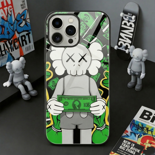 落下衝撃に強いガラスケースiPhoneケース  26228-4