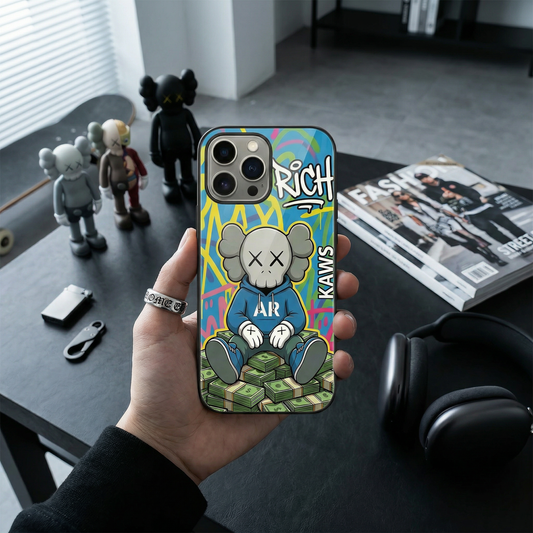 落下衝撃に強いガラスケースiPhoneケース  26228-7