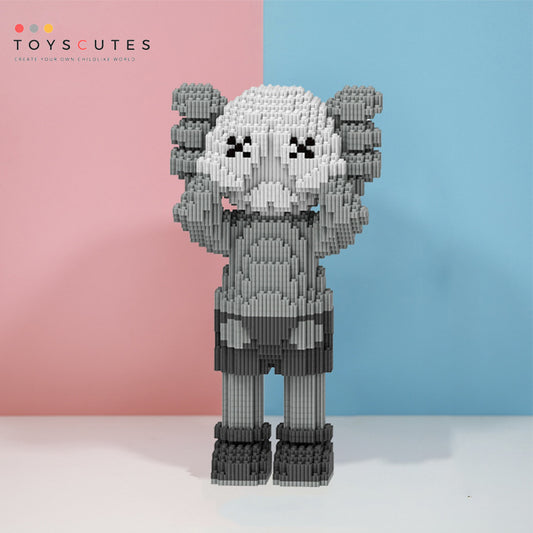 カウズ KAWS Holiday UK: 2021 グレー  ナノブロック互換性ブロック