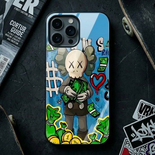 落下衝撃に強いガラスケースiPhoneケース  26228-9