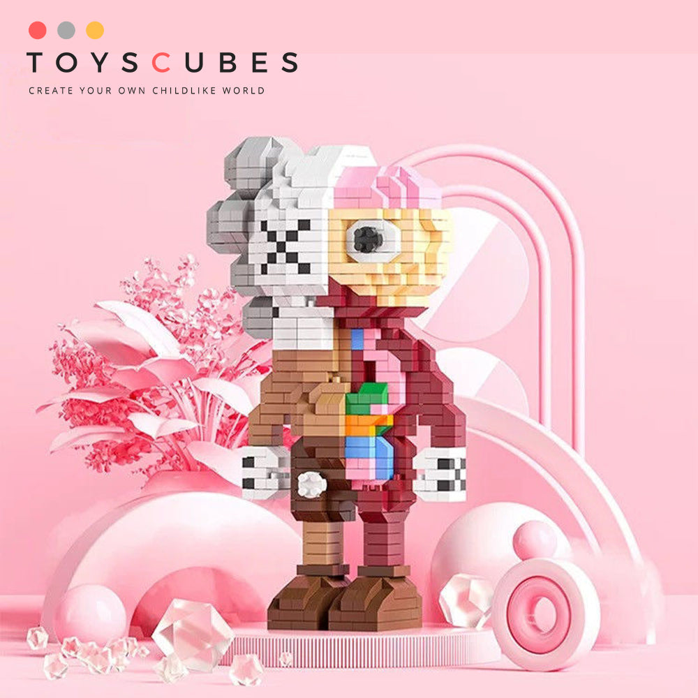 カウズ KAWS Companion Flayed Open Edition Vinyl Figure 互換性ブロック223-1-5