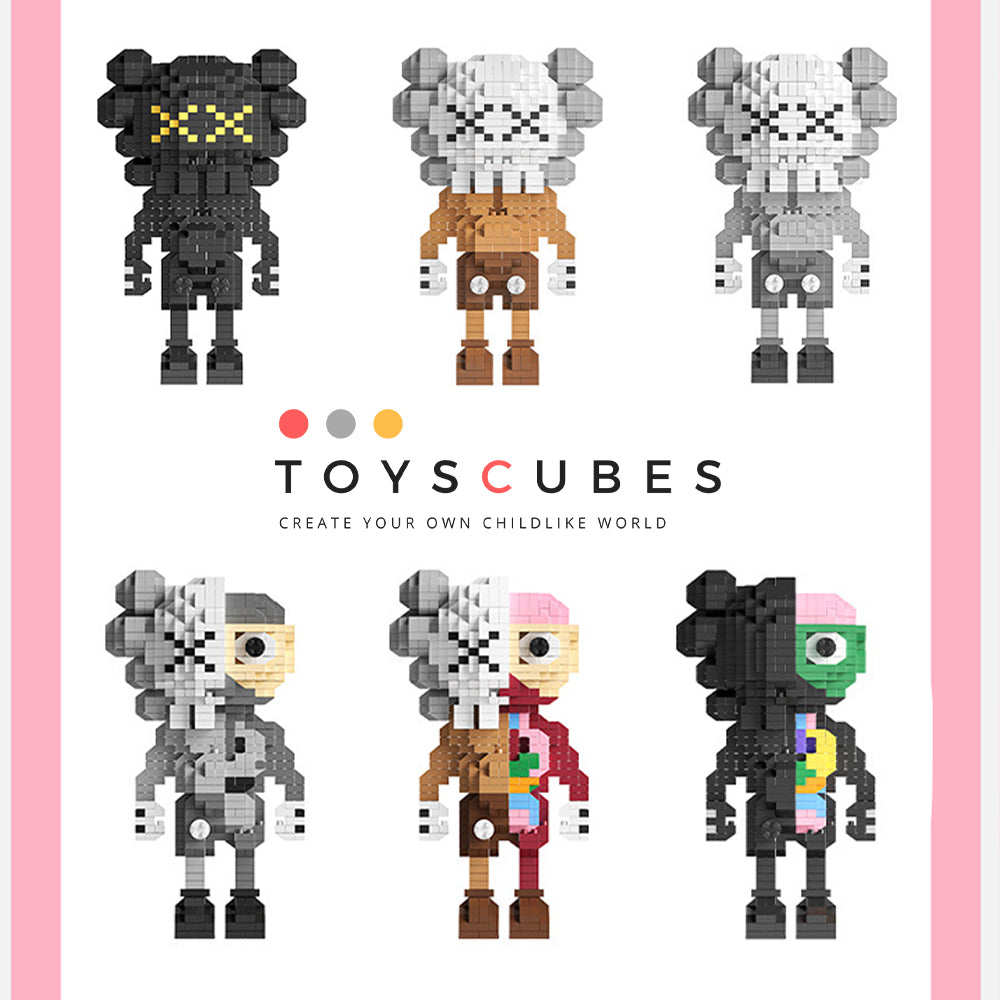 カウズ KAWS Companion Open Edition Vinyl Figure 互換性ブロック223-1-3