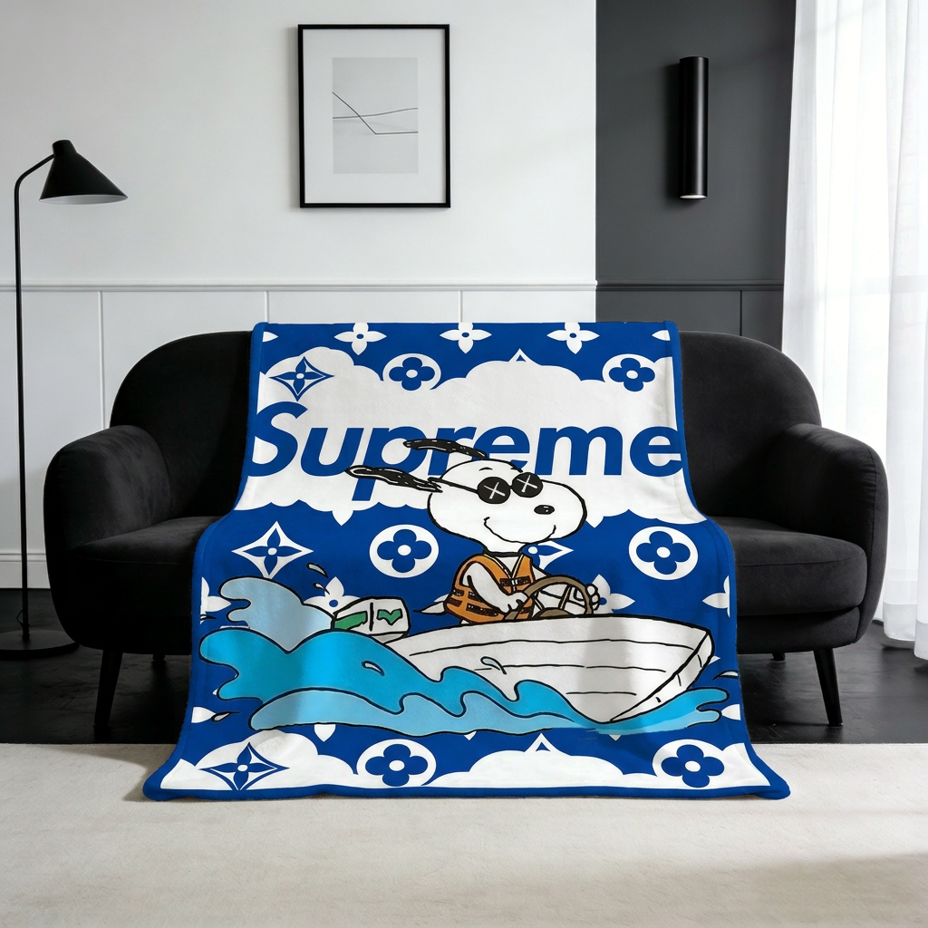 Blanket 毛布 ブランケット スワンネル2wayひざ掛け 260123-43