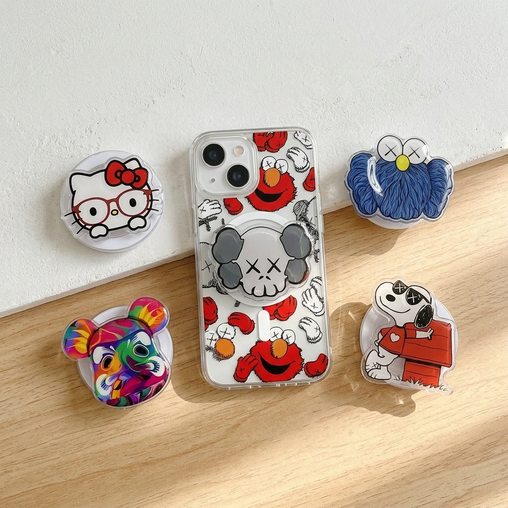 【MagSafe 対応 】マグネット式  ポップグリップ 260416-1