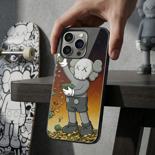 落下衝撃に強いガラスケースiPhoneケース  26228-5