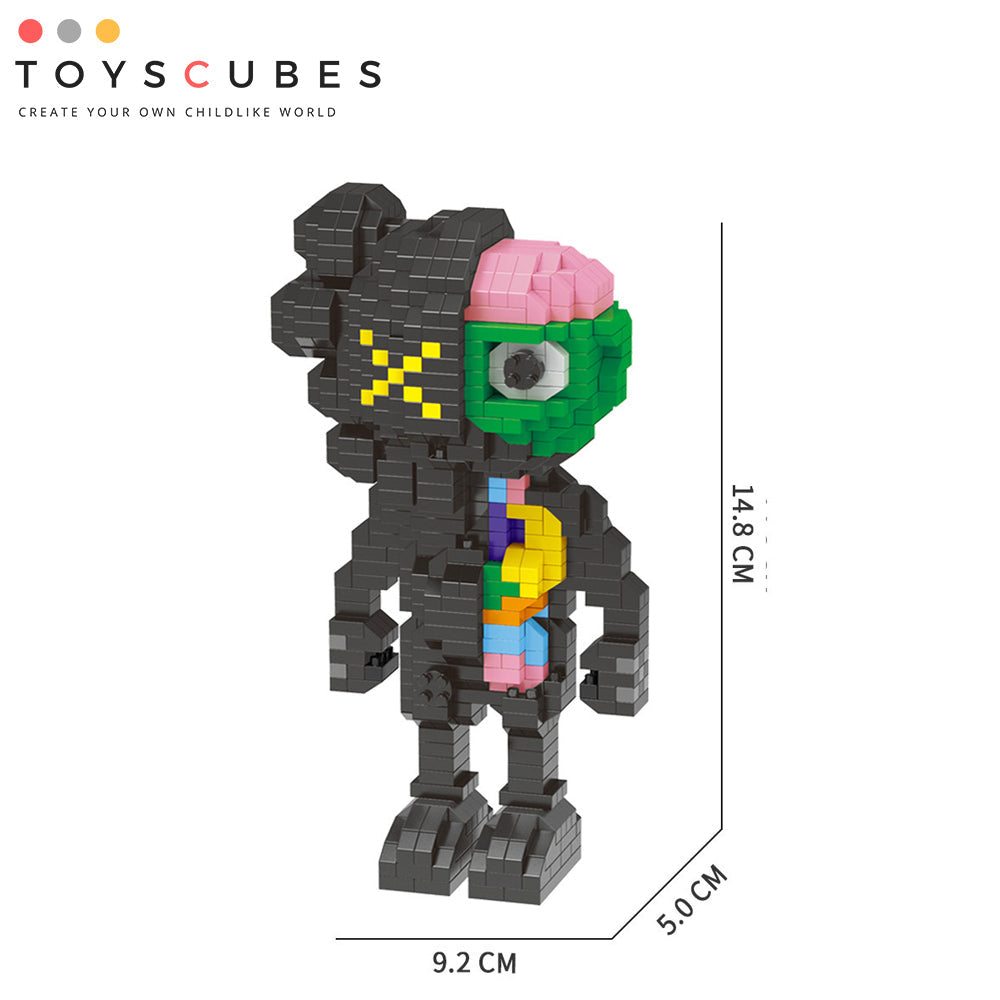 カウズ KAWS Companion Flayed Open Edition Vinyl Figure 互換性ブロック223-1-5