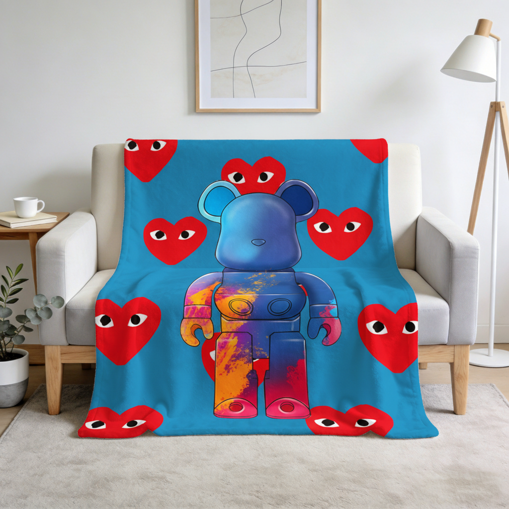 Blanket 毛布 ブランケット スワンネル3wayひざ掛け 0108-5-1