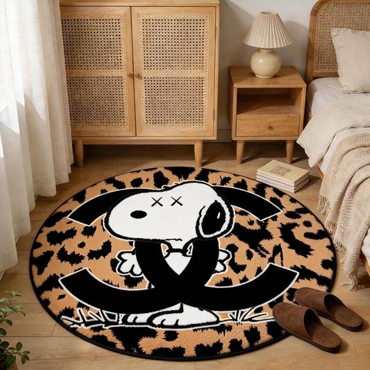 Bedroom Mat ラグ 円形 短毛 0113-1-2-2