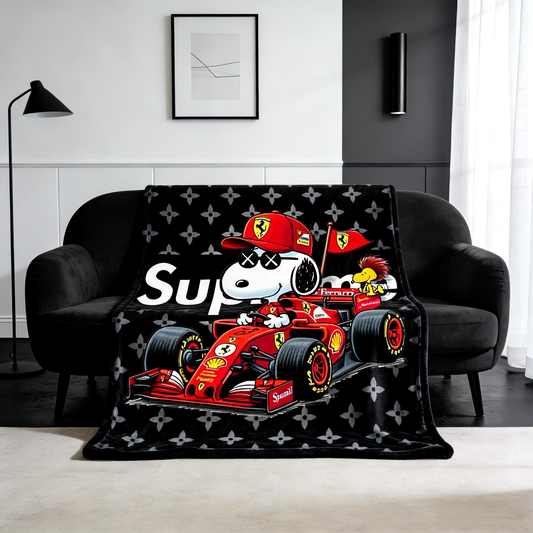 Blanket 毛布 ブランケット スワンネル2wayひざ掛け0805-6-3