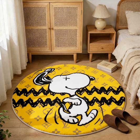 Bedroom Mat ラグ 円形 短毛 0507-4-5