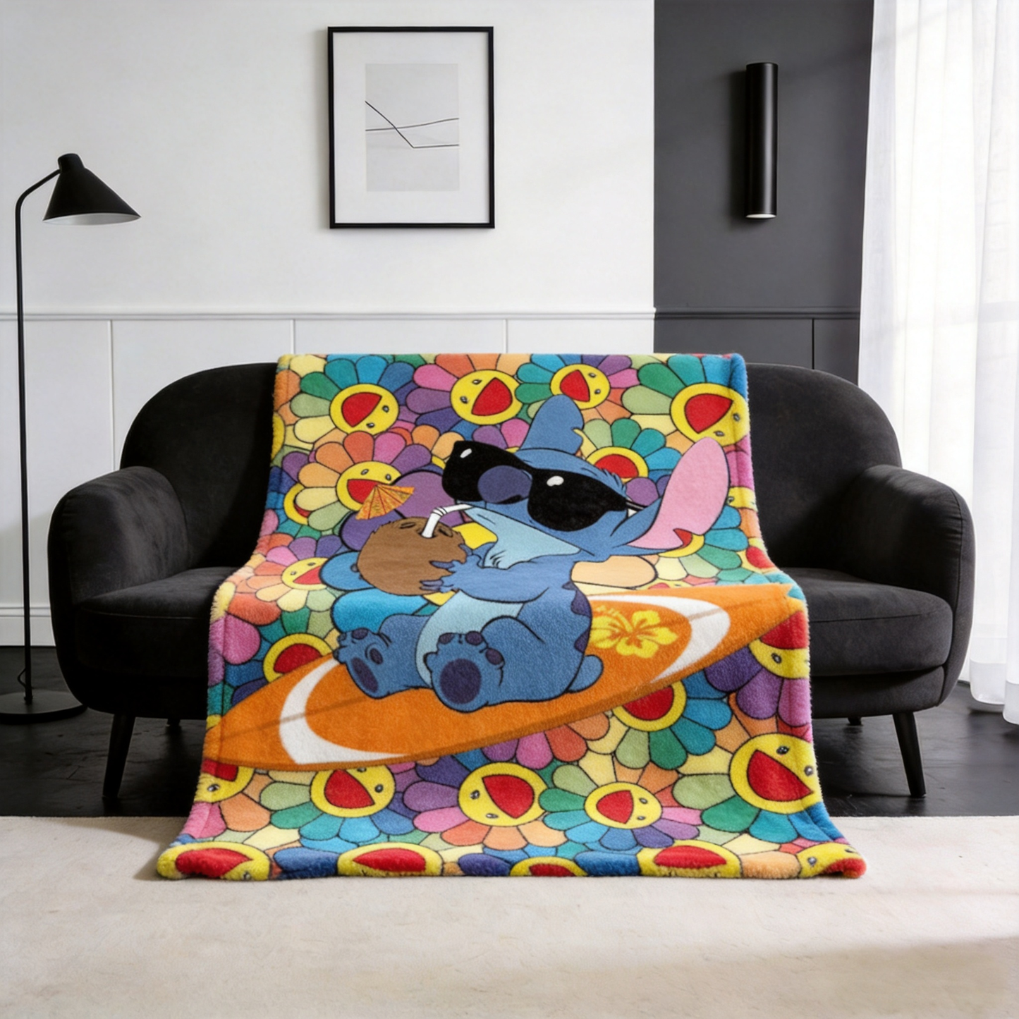 Blanket 毛布 ブランケット スワンネル2wayひざ掛け 260123-46